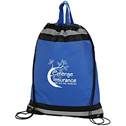 View a larger, more detailed picture of the Eagle Drawstring Backpack - 20 x 16 