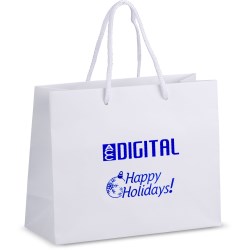 View a larger, more detailed picture of the Holiday Matte Eurotote - 8 x 10 - Happy Holidays