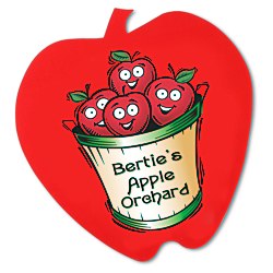 View a larger, more detailed picture of the Repositionable Sticker Sign - Apple