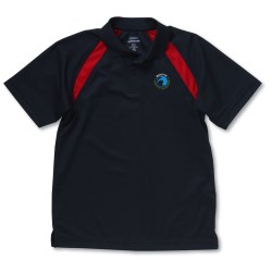 View a larger, more detailed picture of the Extreme Performance Color-Block Raglan Polo - Youth