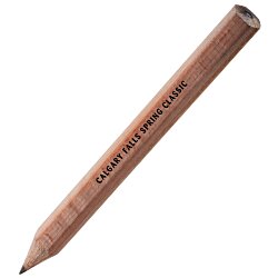 View a larger, more detailed picture of the Natural Finish Golf Pencil - Hex