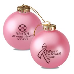 View a larger, more detailed picture of the Breast Cancer Awareness Ornament - Power