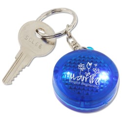 View a larger, more detailed picture of the Round Soft Touch LED Key Tag