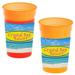View a larger, more detailed picture of the Full Color Wrap Mood Stadium Cup - 17 oz 