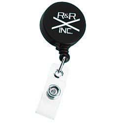 View a larger, more detailed picture of the Economy Retractable Badge Holder - RD - Opaque