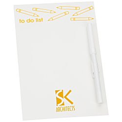 View a larger, more detailed picture of the Memo Board - 8-1 2 x 5-1 2 - Pencil