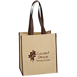 View a larger, more detailed picture of the Kraft Paper Laminated Polypropylene Shopper
