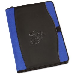 View a larger, more detailed picture of the Boomerang Zippered Padfolio