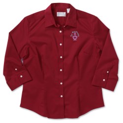 View a larger, more detailed picture of the Van Heusen Twill Dress Shirt - Ladies 