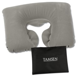 View a larger, more detailed picture of the Inflatable Travel Pillow - Closeout