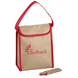 View a larger, more detailed picture of the Color-Me Activity Lunch Bag Set