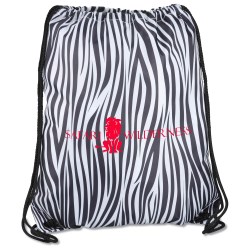 View a larger, more detailed picture of the Designer Drawcord Sportpack - Zebra