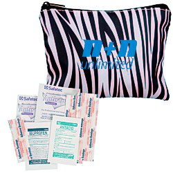 View a larger, more detailed picture of the Fashion First Aid Kit - Zebra