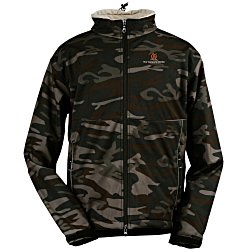 View a larger, more detailed picture of the Clique Softshell Jacket - Men s - Camouflage
