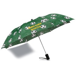 View a larger, more detailed picture of the Sports League Auto Open Umbrella - Soccer