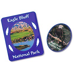 View a larger, more detailed picture of the Bic Magnetic Photo Frame - Oval - Colors