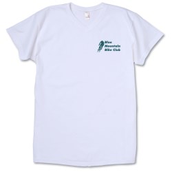 View a larger, more detailed picture of the Anvil 5 4 oz V-Neck - Ladies - White