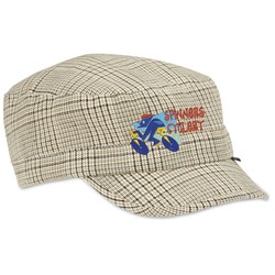 View a larger, more detailed picture of the Peter Grimm Cadet Cap - Khaki Plaid
