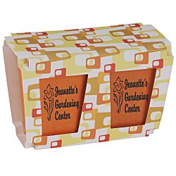 View a larger, more detailed picture of the Promo Planter - Retro Orange - 2 Pack