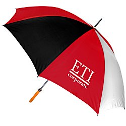 View a larger, more detailed picture of the Pro-Am Golf Umbrella - Tricolor - 24 hr