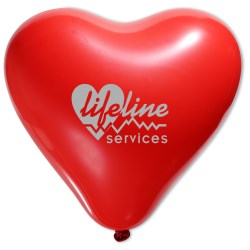 View a larger, more detailed picture of the Balloon - Heart - 16 