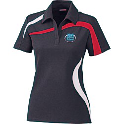 View a larger, more detailed picture of the North End Sport Color Block Polo - Ladies 