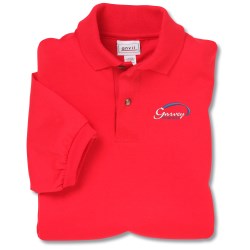 View a larger, more detailed picture of the Anvil 50 50 Jersey Knit Polo - Embroidered - Colors