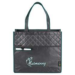 View a larger, more detailed picture of the Laminated Quilted Carry-All Tote