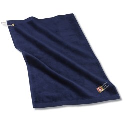 View a larger, more detailed picture of the Golf Towel w Grommet and Clip - 24 hr
