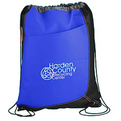 View a larger, more detailed picture of the Trapezoid Drawstring Sportpack - 24 hr