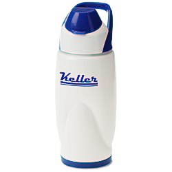 View a larger, more detailed picture of the Colorful Flip Top Bottle w Carry Handle - 22 oz 