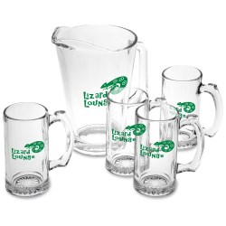 View a larger, more detailed picture of the Pitcher & Stein Glass Set