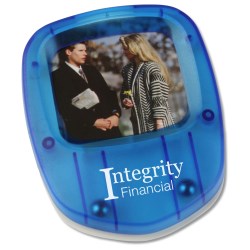 View a larger, more detailed picture of the Magnetic Memo Mate Picture Frame - Translucent - Closeout