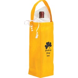 View a larger, more detailed picture of the Non-woven Bottle Tote - Closeout