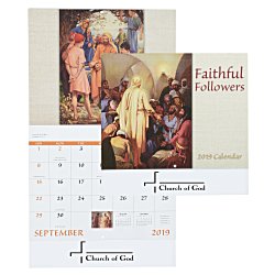 View a larger, more detailed picture of the Faithful Followers Calendar - Stapled