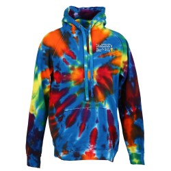 View a larger, more detailed picture of the Tie-Dye Hoodie - Multicolor Cut-Spiral