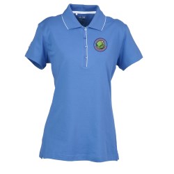 View a larger, more detailed picture of the Adidas ClimaLite Tour Jersey Polo - Ladies 