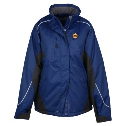 View a larger, more detailed picture of the North End Color Block Insulated Jacket - Ladies 