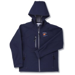 View a larger, more detailed picture of the North End Hooded Soft Shell Jacket - Youth