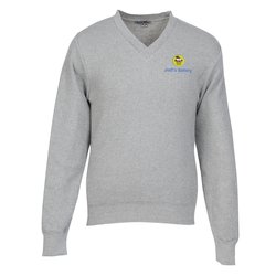 View a larger, more detailed picture of the Ultra-Soft Cotton V-Neck Sweater - Men s