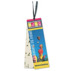 View a larger, more detailed picture of the Seeded Message Bookmark - Chive