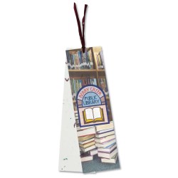 View a larger, more detailed picture of the Seeded Message Bookmark - Cosmos