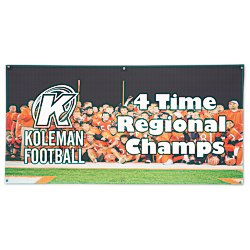 View a larger, more detailed picture of the Mesh Banner - 4 x 8 
