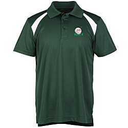 View a larger, more detailed picture of the Harriton Polytech Color Block Polo - Men s