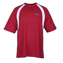 View a larger, more detailed picture of the Harriton Athletic Sport Color Block T-Shirt