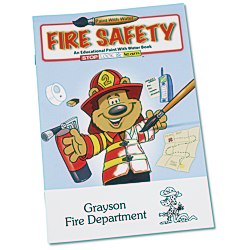 View a larger, more detailed picture of the Paint with Water Book - Fire Safety