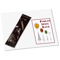 View a larger, more detailed picture of the Card Mailer w Spices - 4 x 5 - Basil