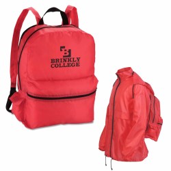 View a larger, more detailed picture of the All-in-One Backpack Rain Jacket