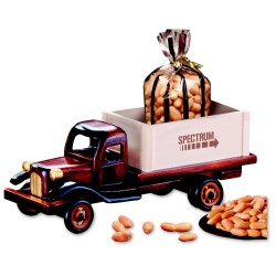 View a larger, more detailed picture of the 1950 s Flat Bed Truck w Peanuts
