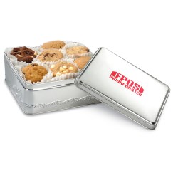 View a larger, more detailed picture of the Mrs Fields Nibblers Bite Sized Cookie Tin - Rectangle